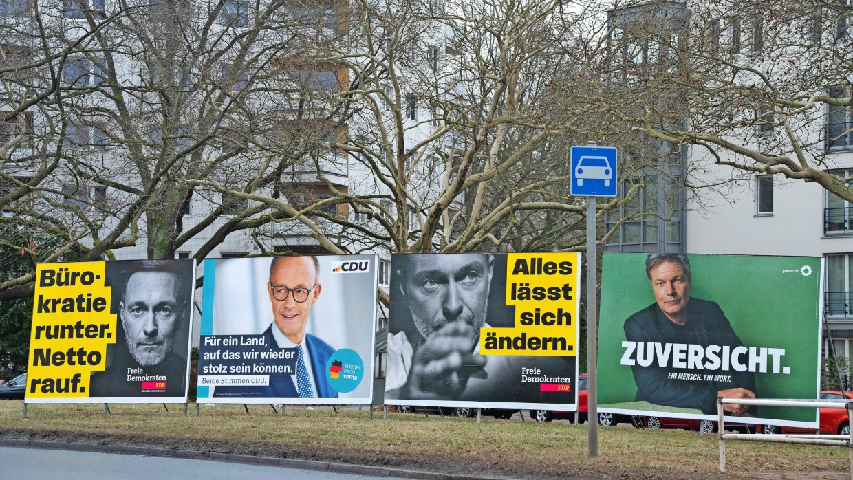 Wahlkampf: Die Kandidaten kommen auch persönlich nach Hessen.