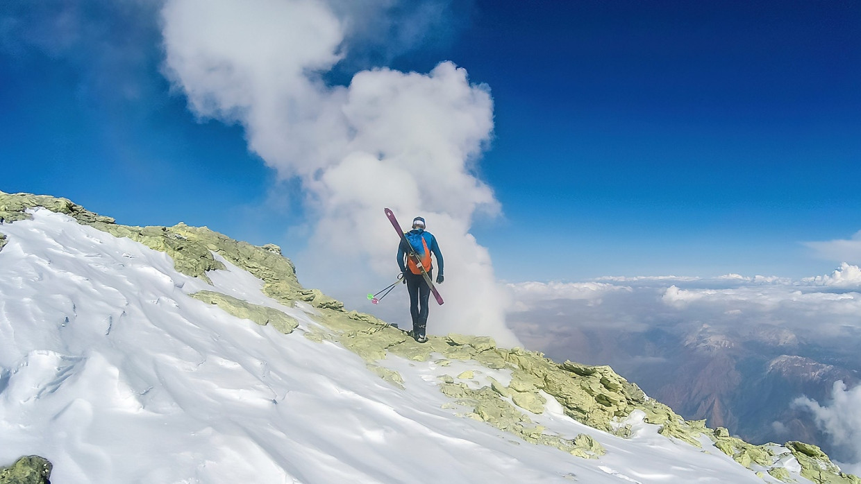 Sein Ziel ist der Himlung Himal: Benedikt Böhm am Anfang seiner Expedition