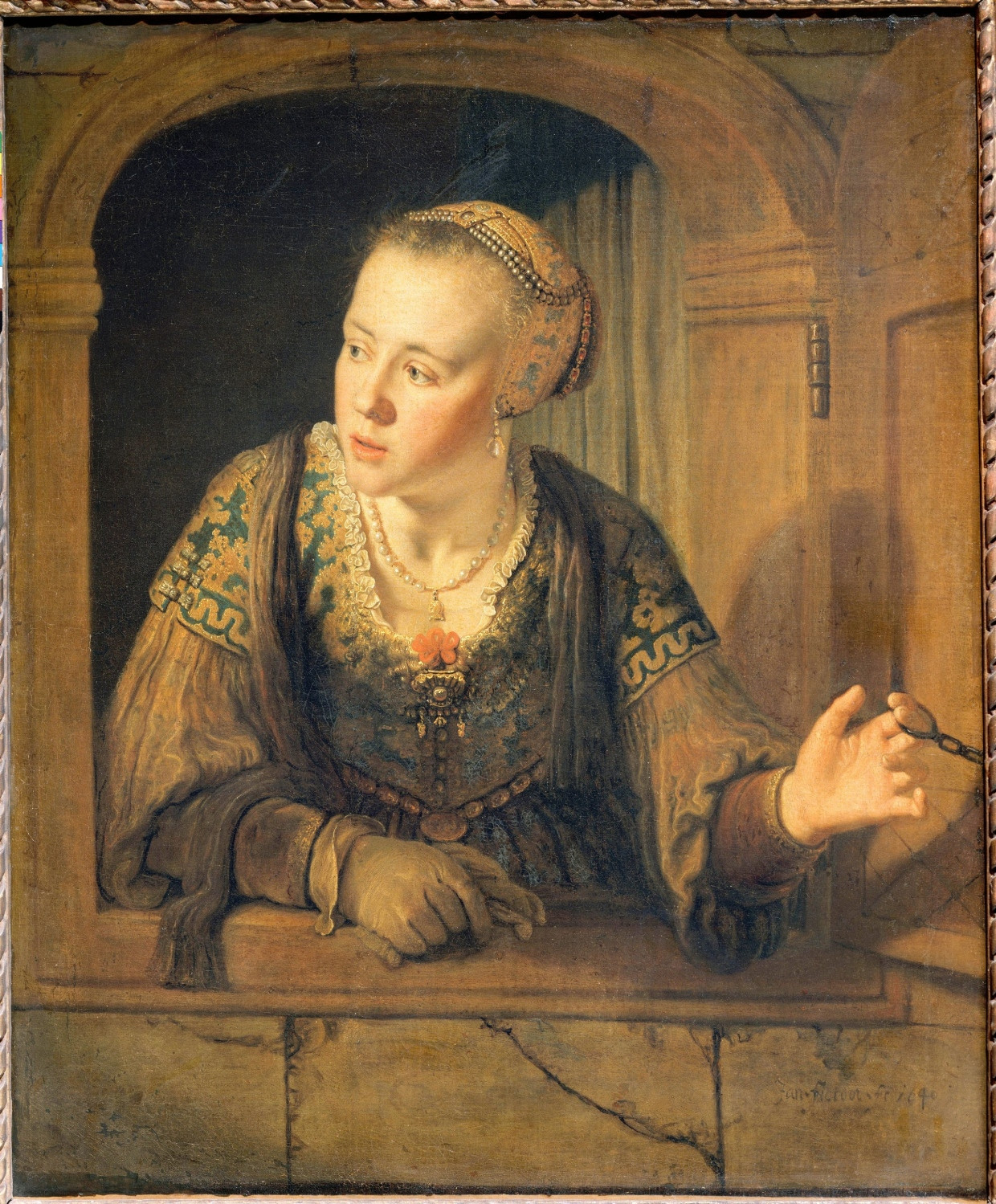 Sittsam, brav und dazu noch wunderschön, aber verwegen dreidimensional: Jan Victors, Mädchen am Fenster, 1640