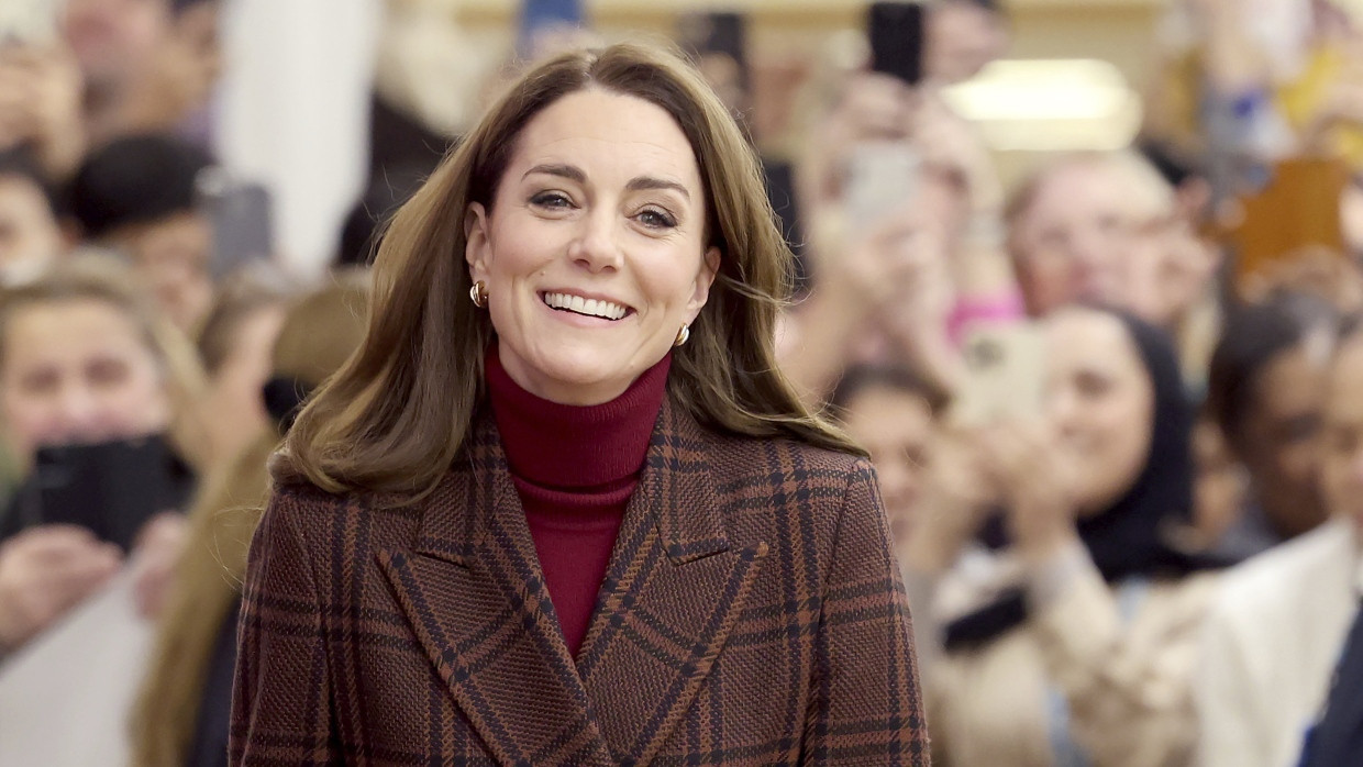 Prinzessin Kate bei ihrem Besuch im Royal Marsden Hospital in London.