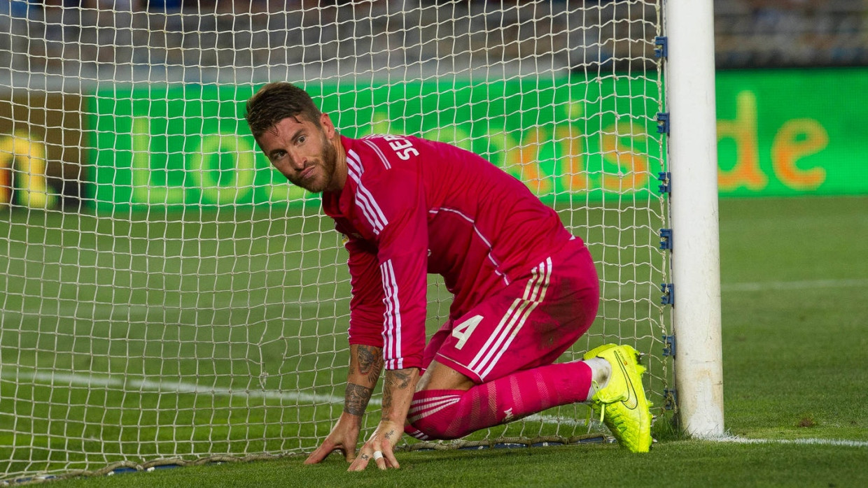 Am Boden: Real Madrids Sergio Ramos