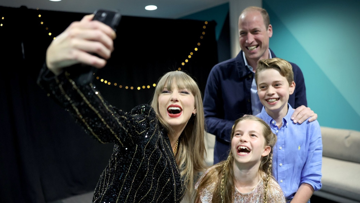 Let’s take a selfie: Taylor Swift, Prinz William und seine Kinder George und Charlotte