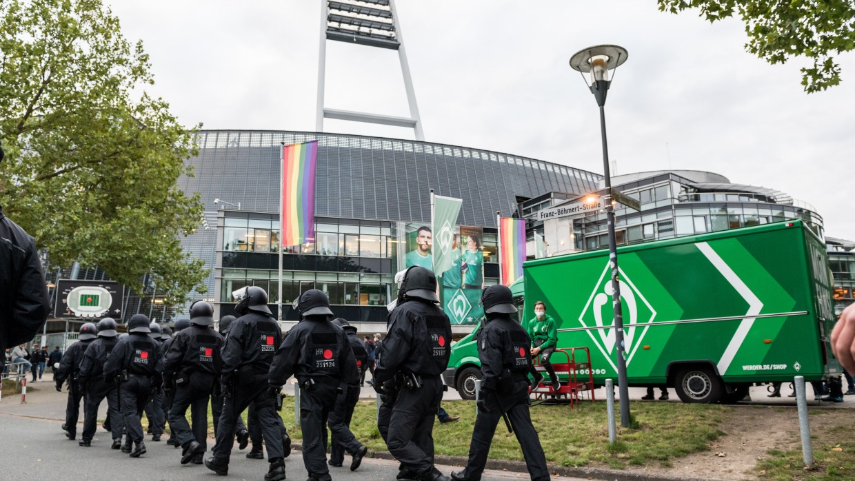 Wo alles begann: Die erste Rechnung für Polizeikosten gab es in Bremen.