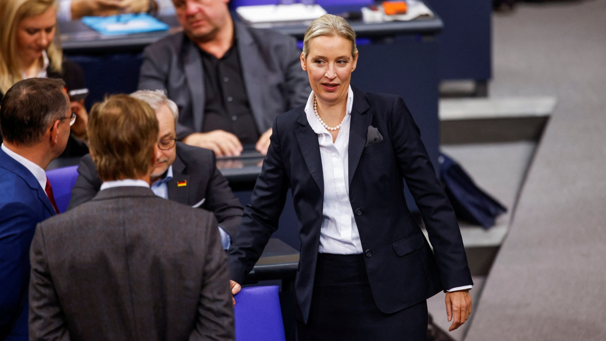 AfD-Chefin Alice Weidel erwartet bei der Bundestagswahl Zugewinne für ihre Partei.