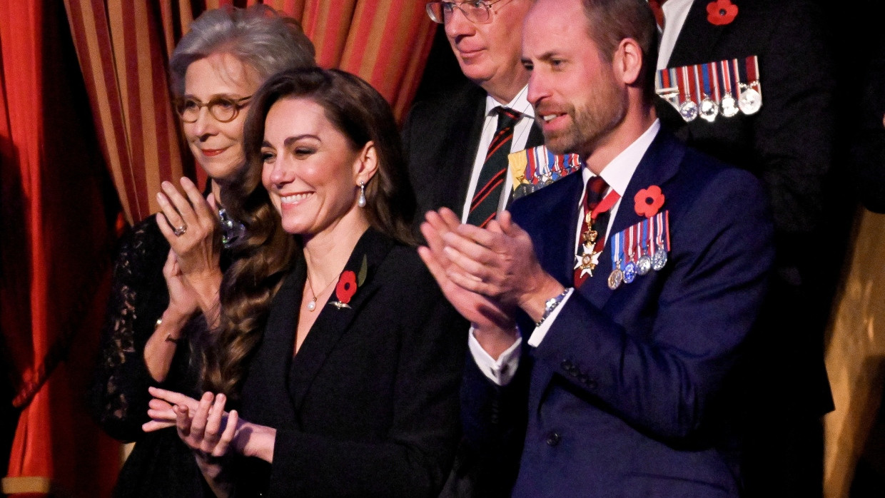 Prinzessin Catherine beim Festakt der Royal British Legion in der Royal Albert Hall an der Seite von Prinz William