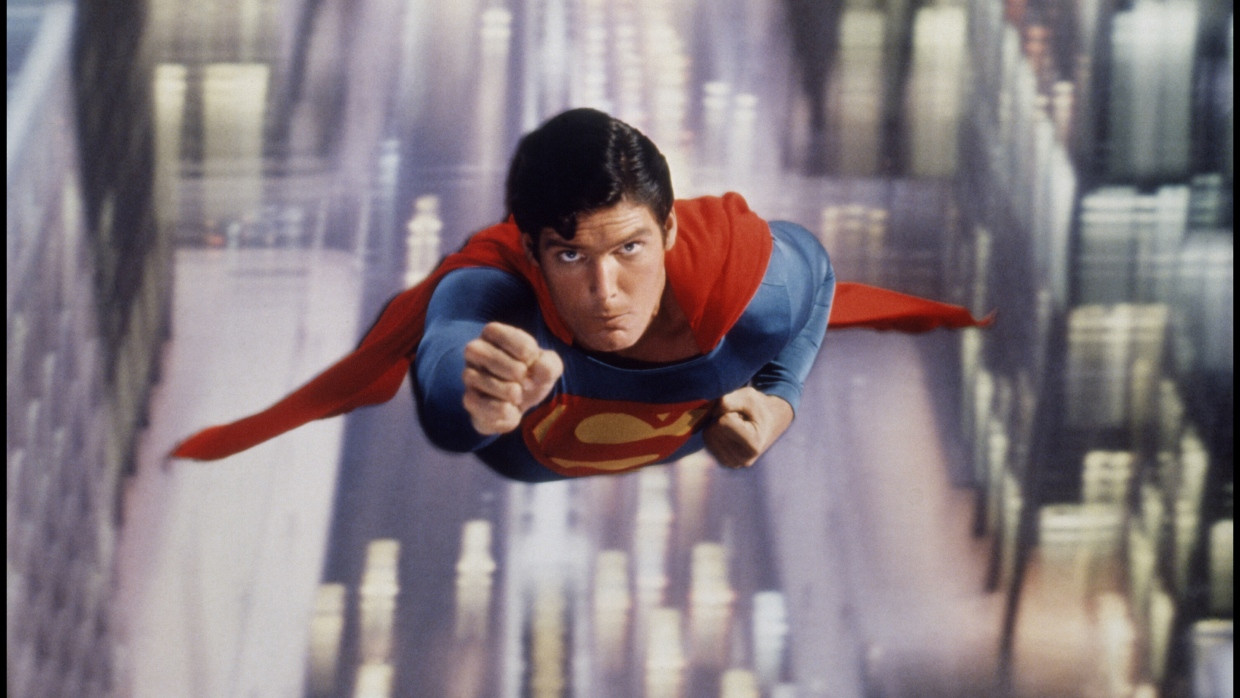 Immer noch ein Vorbild für Jungs: „Superman“ aus dem gleichnamigen Film von Richard Donner mit Christopher Reeve (1978)