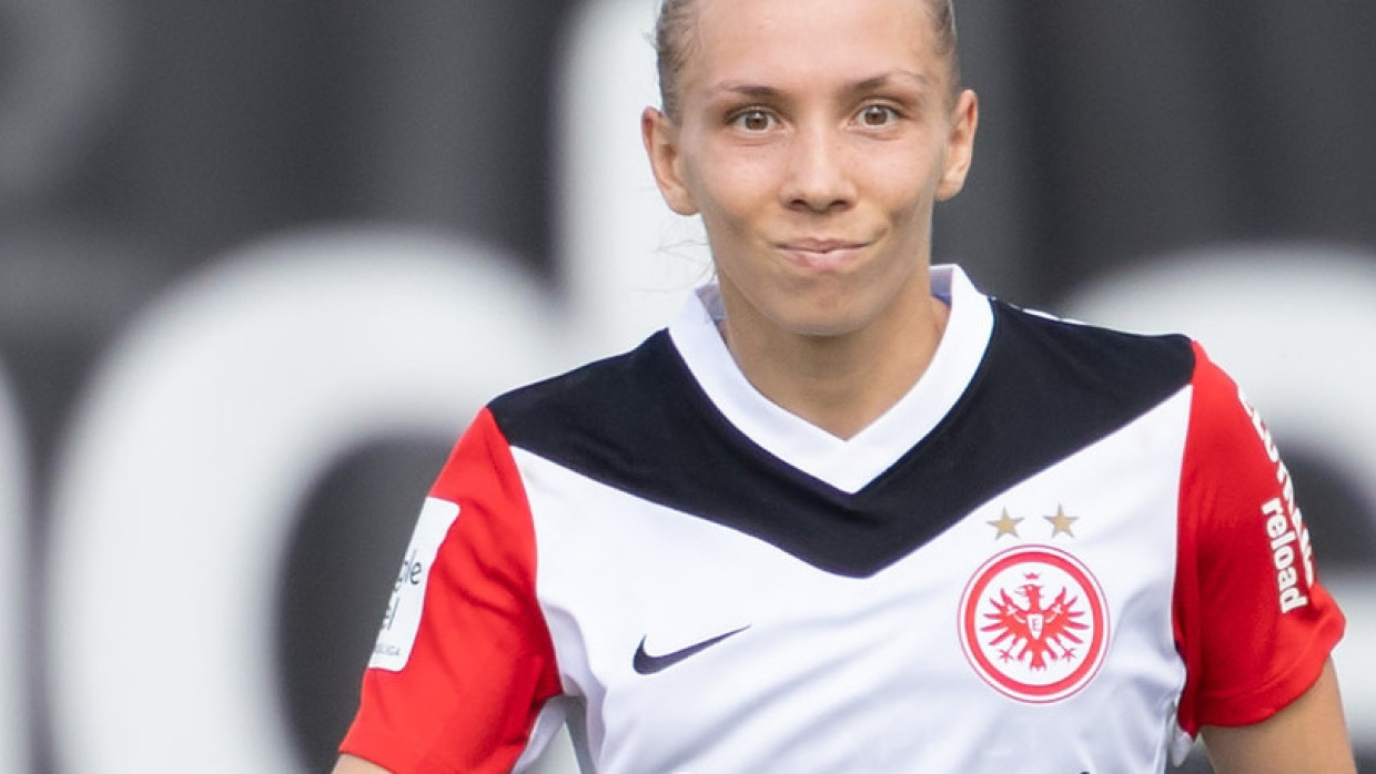 Elisa Senß traf für die Eintracht-Frauen zum Endstand gegen Jena.