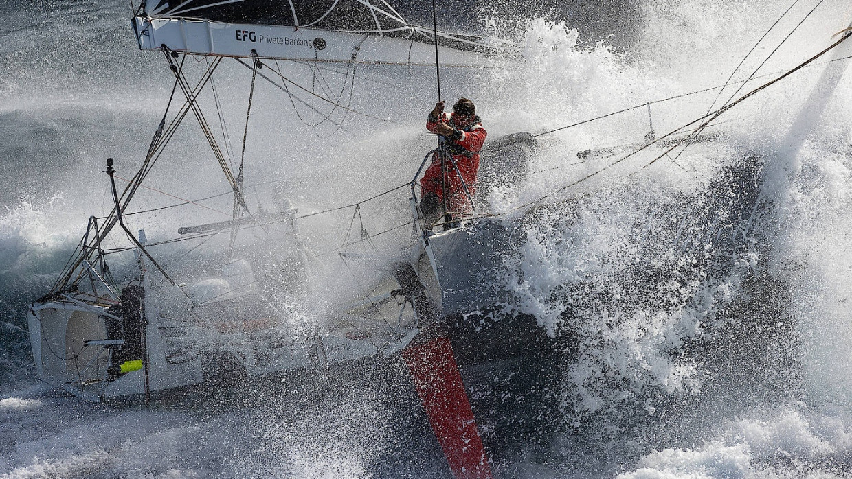 Bis zur letzten Seemeile: Boris Herrmann gibt bei der Vendée Globe alles - und kann auf zahlungskräftige Sponsoren hoffen.