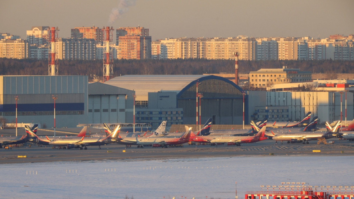 Der Moskauer Flughafen Scheremetjewo