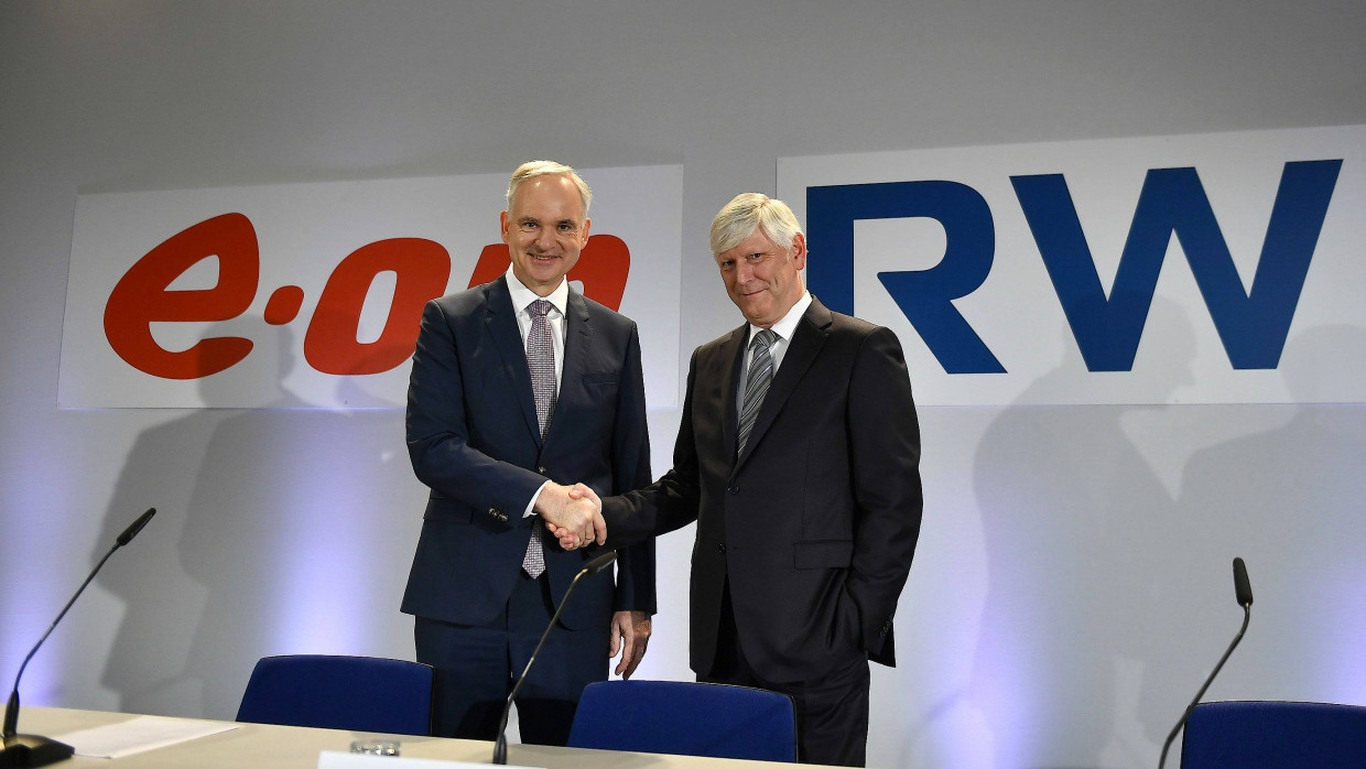 Die CEOs von Eon und RWE, Johannes Tyssen und Rolf Martin Schmitz.