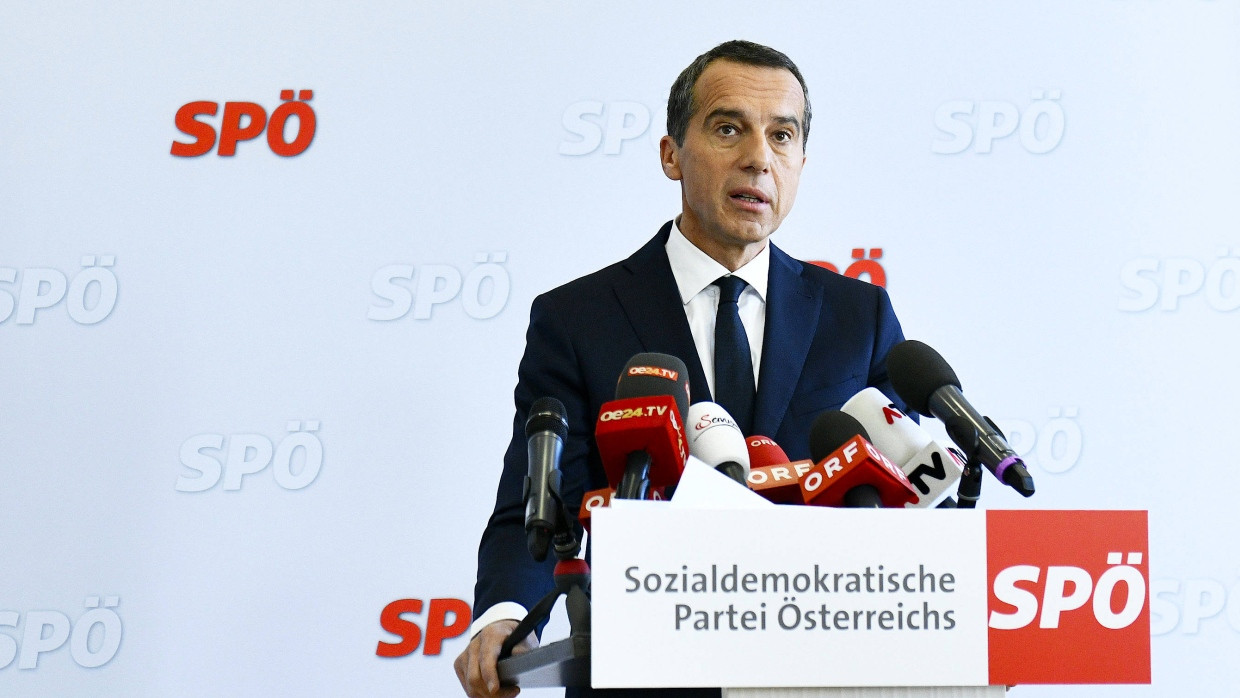 Altkanzler Christian Kern (SPÖ)  vergangenes Jahr in Wien