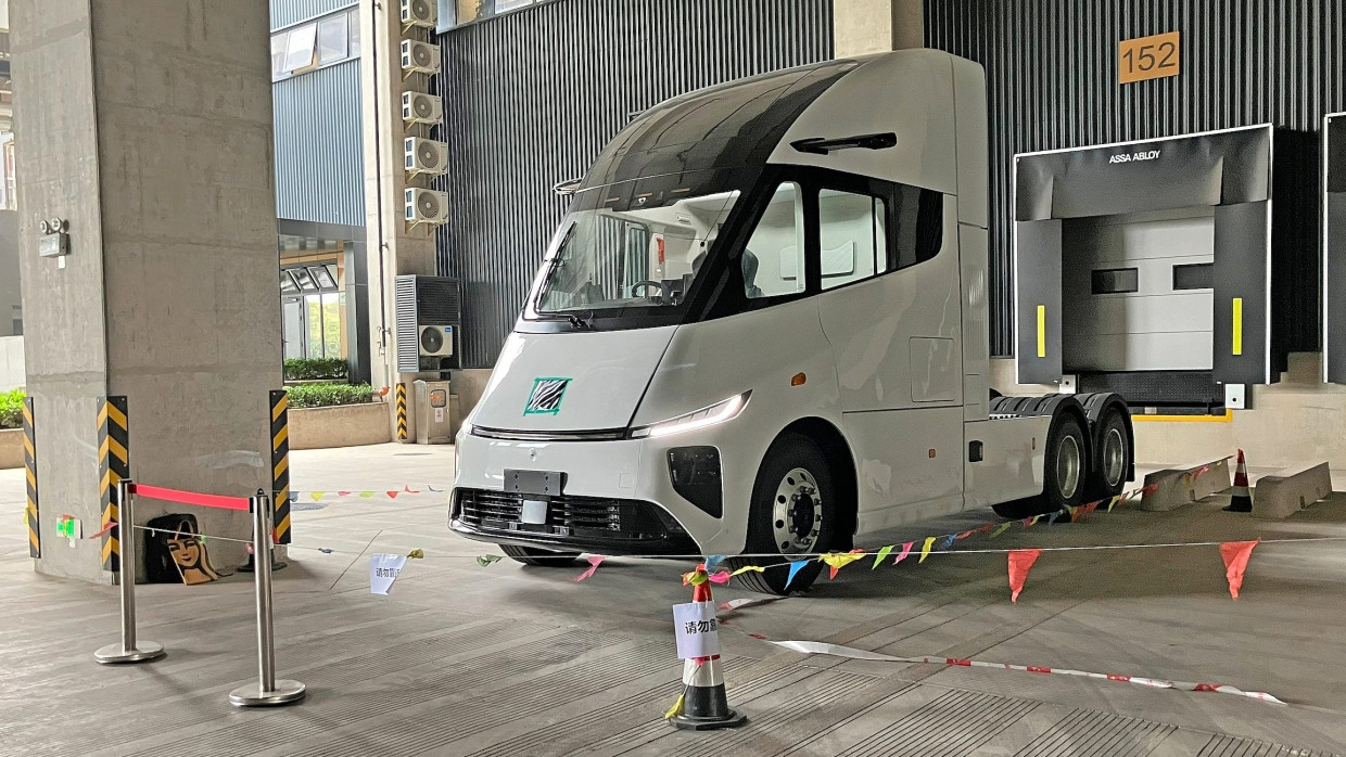 Soll den Markt in den Niederlanden aufrollen: ein Truck des chinesischen Unternehmens Windrose