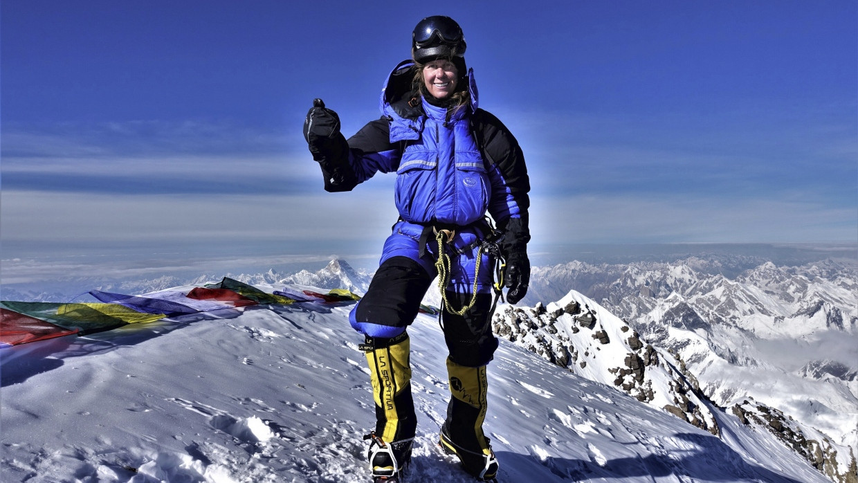 In 8611 Meter Höhe: Im Jahr 2019 stand Anja Blacha auf dem K2.