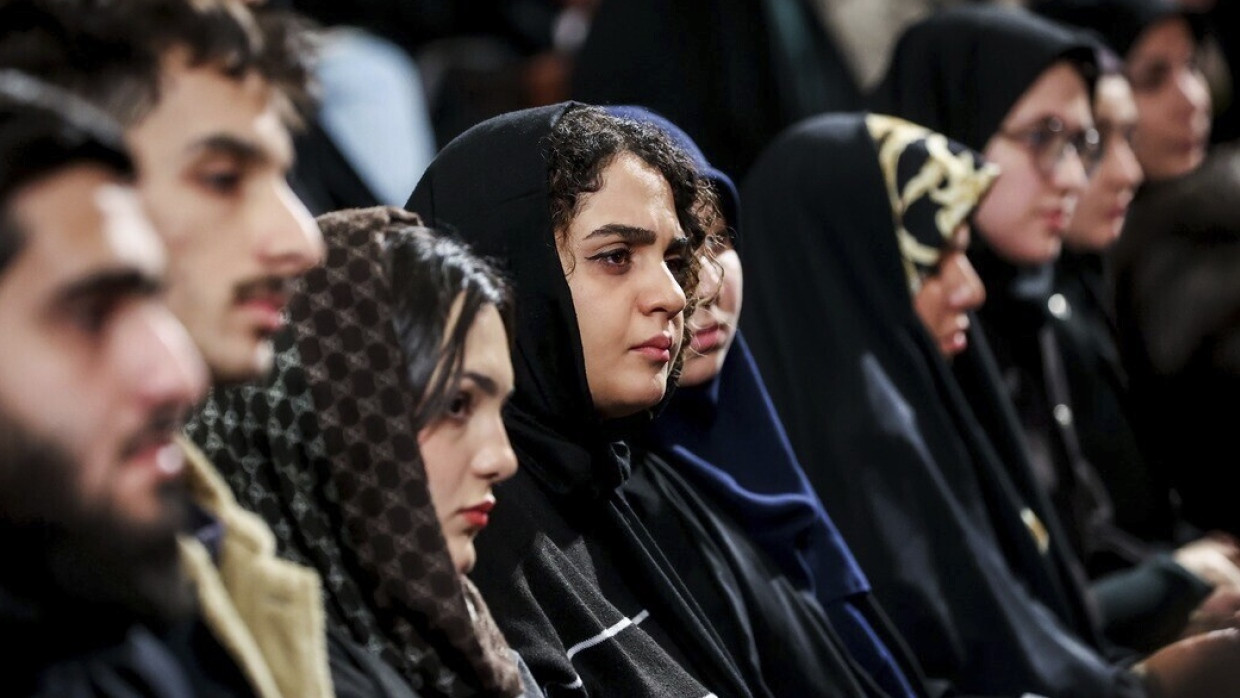 Studenten an der Universität in Teheran