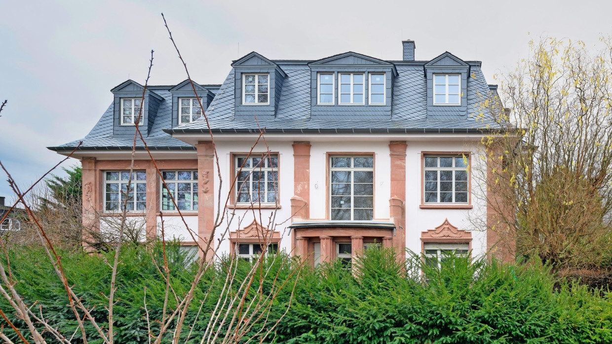 Repräsentativ: Villa an der Ditmarstraße in Bockenheim, 1923 nach Plänen von Fritz Epstein gebaut