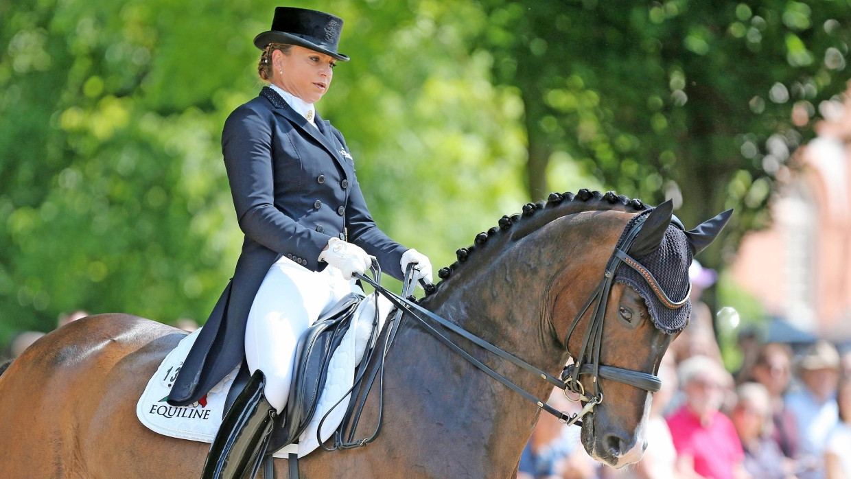 Sieger 2018: Dorothee Schneider und Faustus im Biebricher Schlosspark