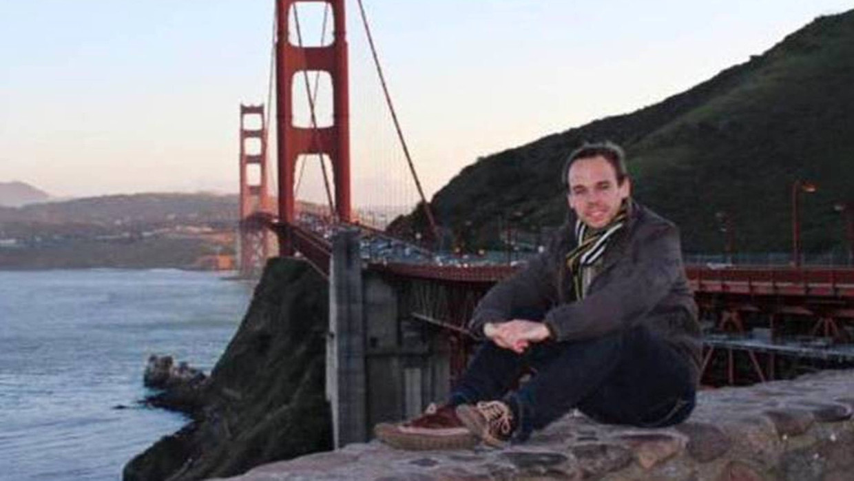 Kopilot Andreas Lubitz, hier während eines Aufenthalts in San Francisco. Die Aufnahme stammt aus dem sozialen Netzwerk Facebook.