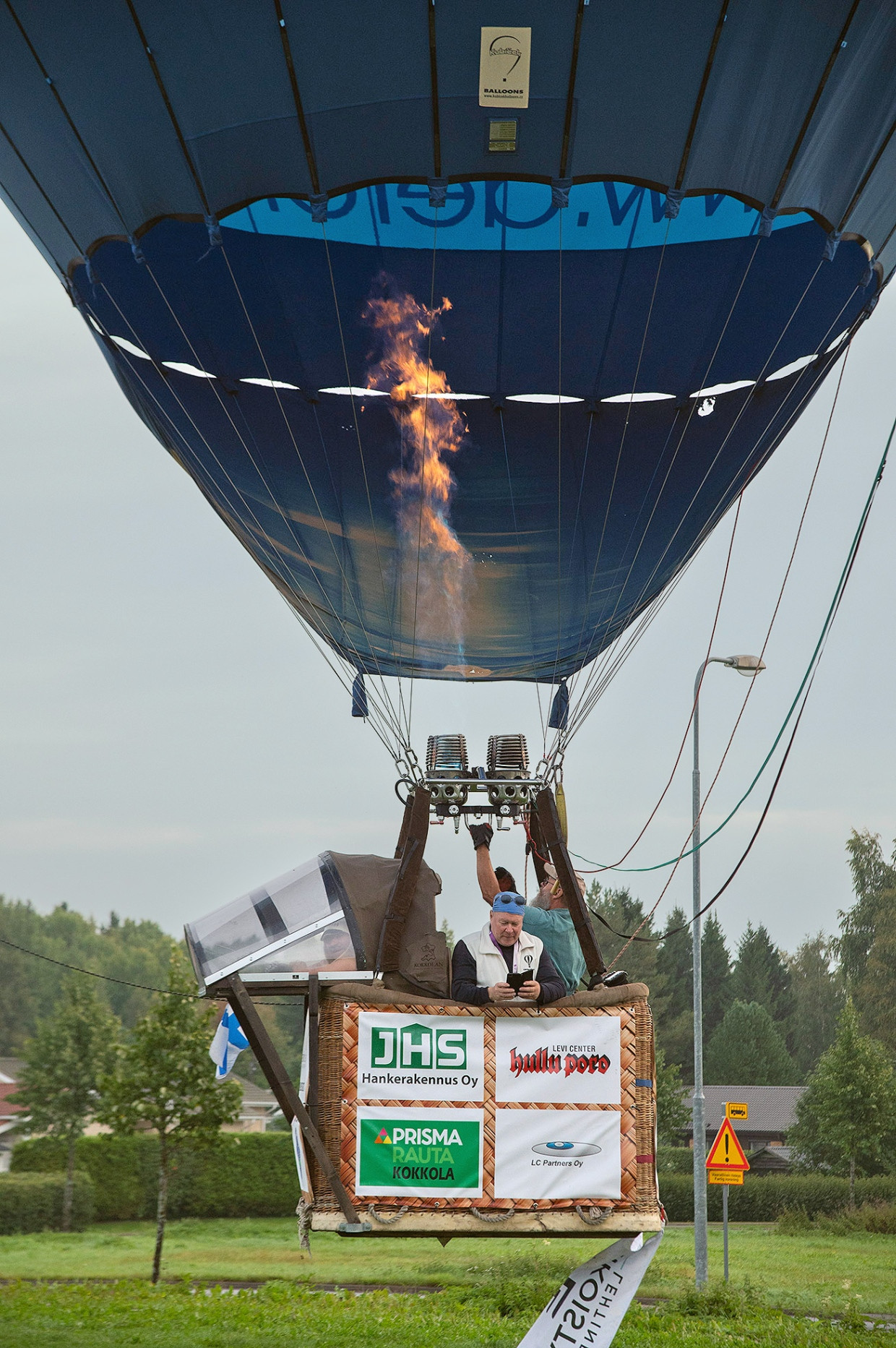 Die Heißluftballon-Sauna ist bislang noch nicht für Touristen buchbar.