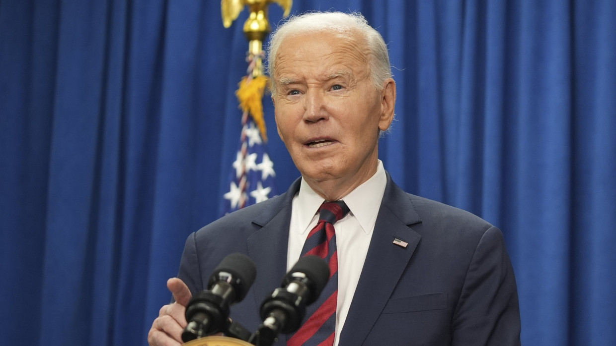 Der scheidende US-Präsident Joe Biden am 19. Januar