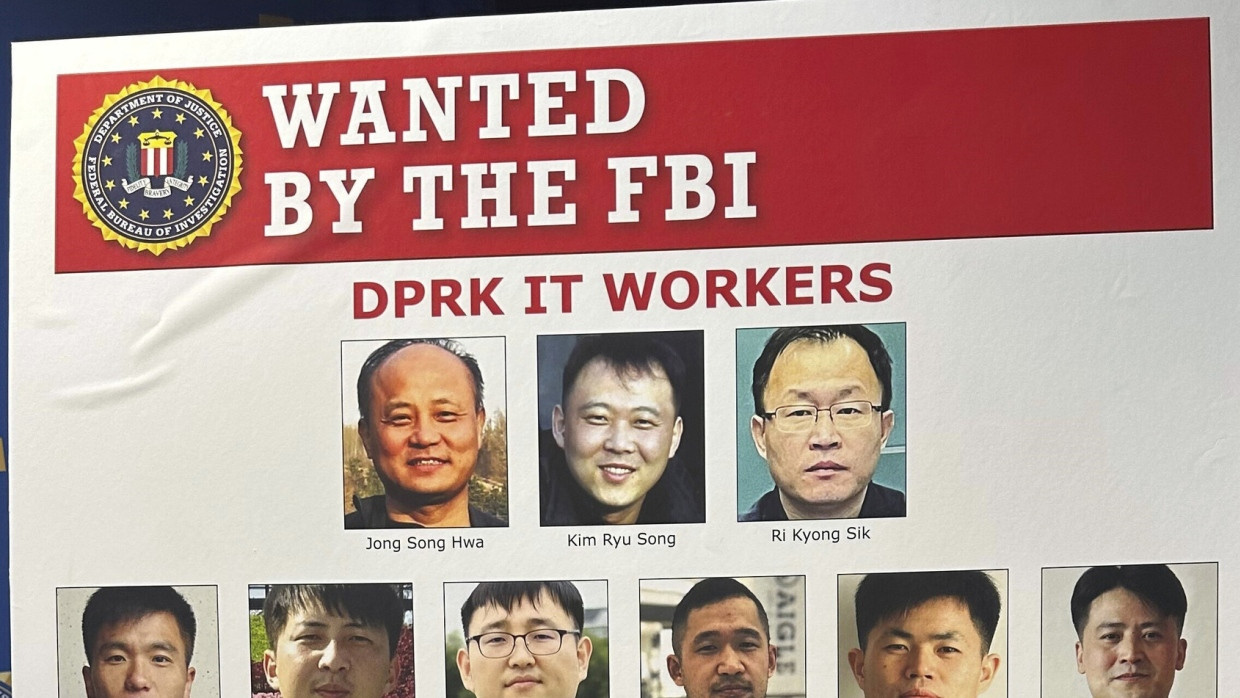 Vom FBI gesucht: In den USA wurde Anklage gegen 14 Nordkoreaner erhoben, die sich unter falscher Identität in Unternehmen eingeschlichen hatten.