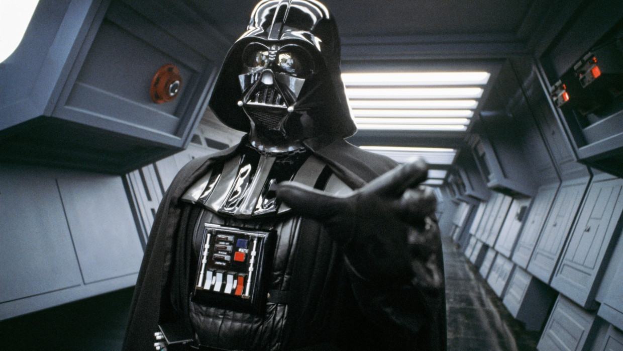 „I find your lack of faith disturbing“: Lord Vader mit typischer Handbewegung.