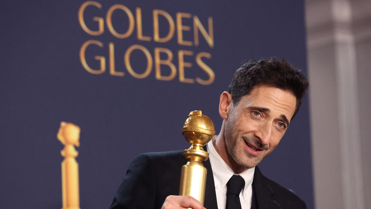 Adrien Brody gewann den Golden Globe als bester männlicher Hauptdarsteller in der Kategorie „Drama“.