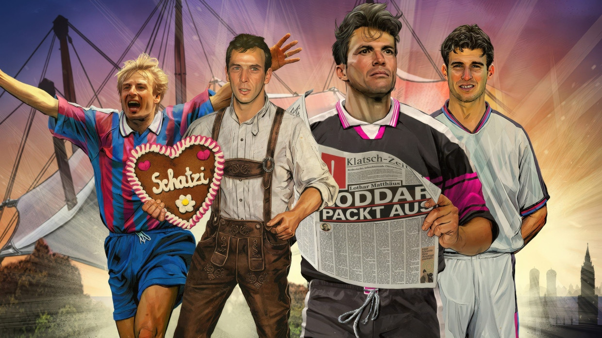 Spielten für die Bayern alias „FC Hollywood“, der sich nur selbst schlagen konnte. Und das auch tat: Jürgen Klinsmann, Mario Basler, Lothar Matthäus und Mehmet Scholl (von links).