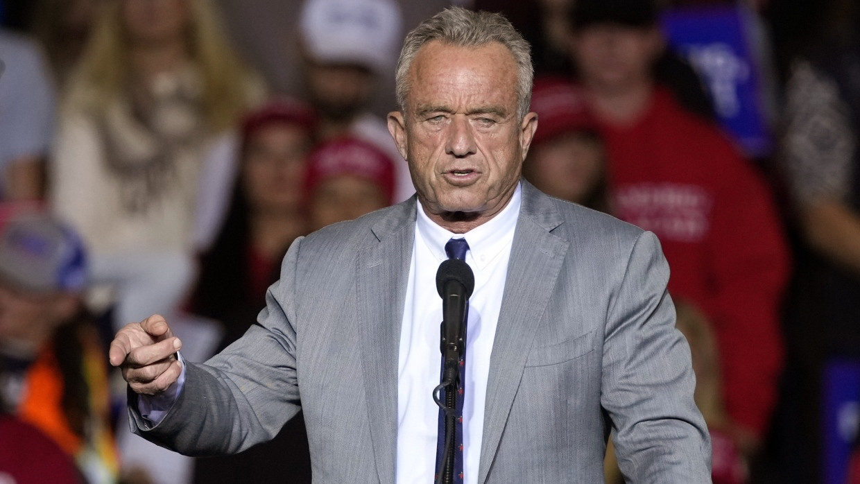 Robert F. Kennedy Jr. auf einer Wahlkampfveranstaltung im November