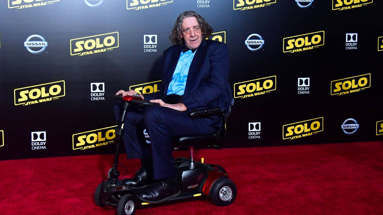 Peter Mayhew 2018 bei der Premiere von „Solo: A Star Wars Story“ in Hollywood.