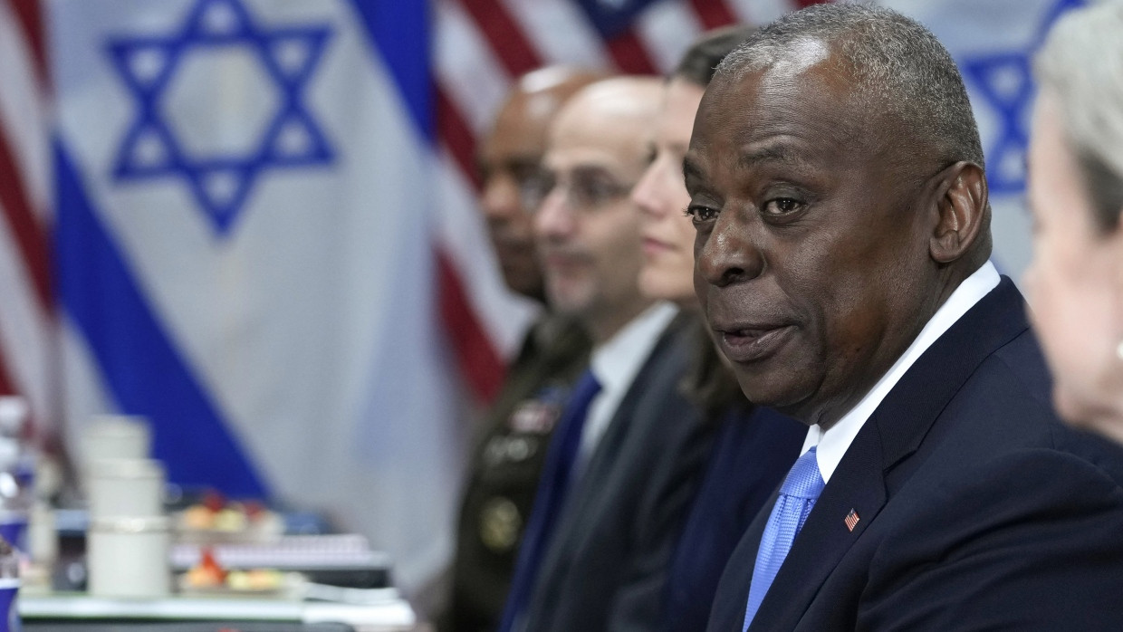 US-Verteidigungsminister Lloyd Austin empfing seinen israelischen Kollegen Yoav Galant in Washington.