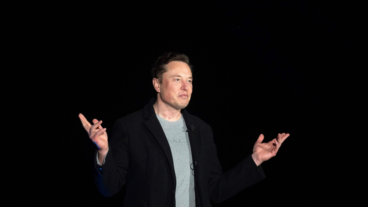 Unternehmensgründer Elon Musk im Februar 2022