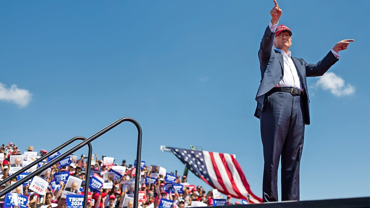 An Energie und Kraft fehlt es ihm nicht: Donald Trump am 28. Juni, dem Tag nach seiner Debatte mit Joe Biden.