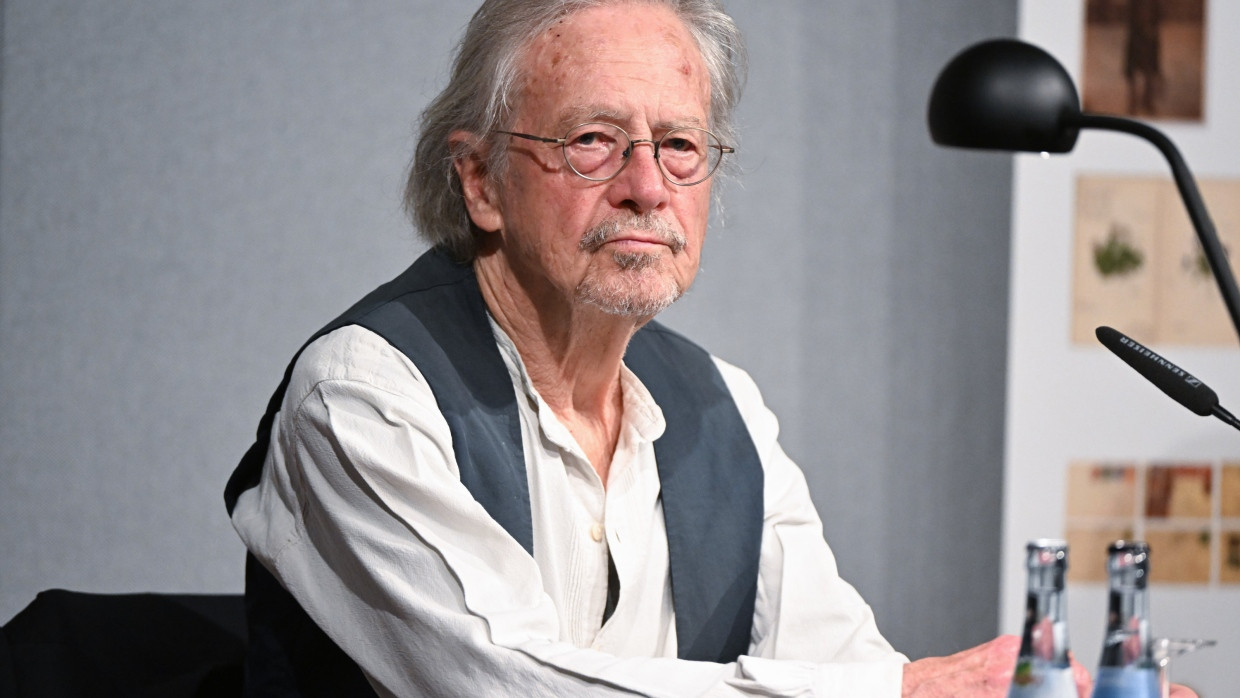 Peter Handke im Deutschen Literaturarchiv in Marbach am Neckar