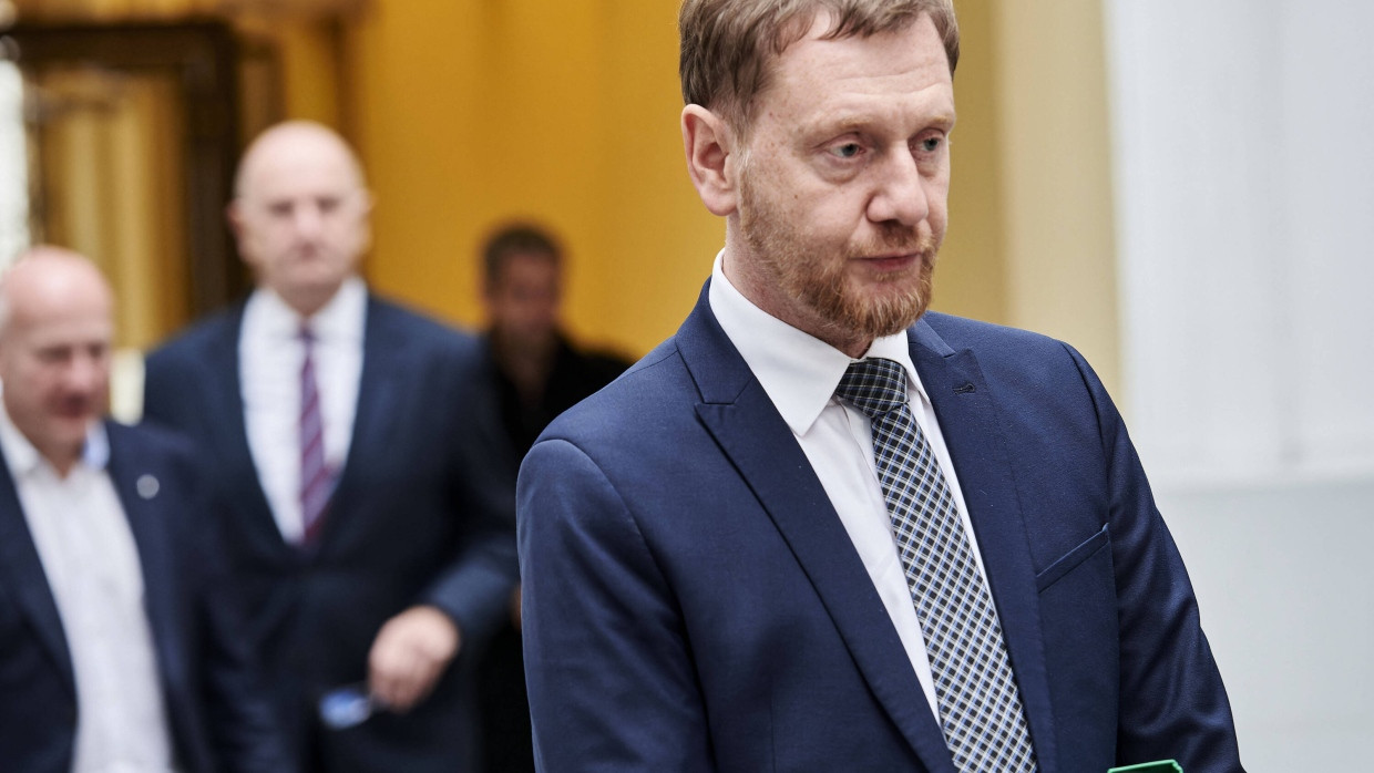 Keine eigene Mehrheit im Landtag: sächsischer Ministerpräsident Michael Kretschmer (CDU)