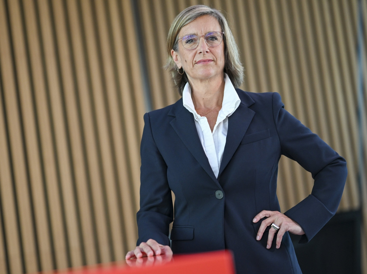 Ulrike Demmer, Intendantin des RBB, hier aufgenommen auf einer Pressekonferenz im August des vergangenen Jahres.