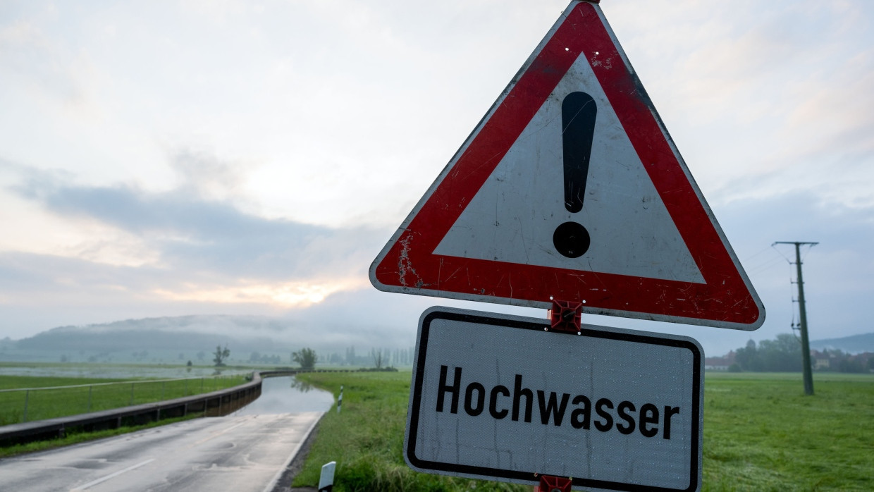 Das Hochwasser wirkt sich nun auch auf die Pegelstände von Rhein und Main aus.