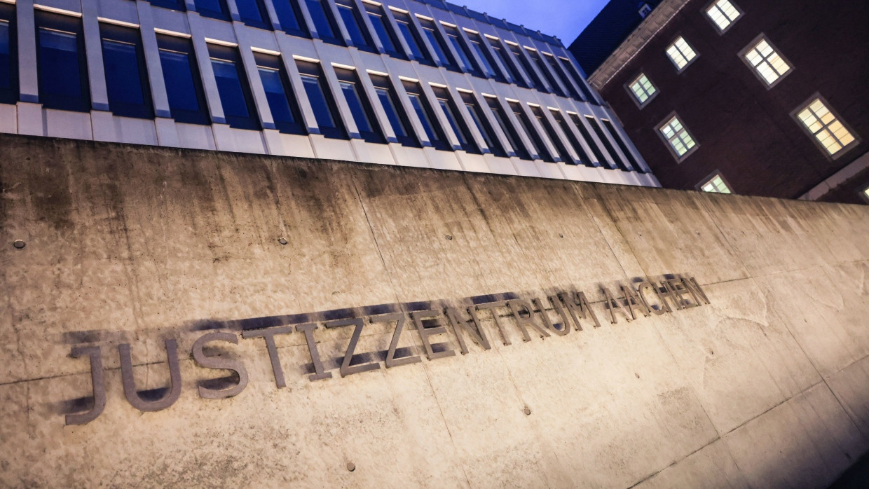 Das Justizzentrum mit Landgericht in Aachen