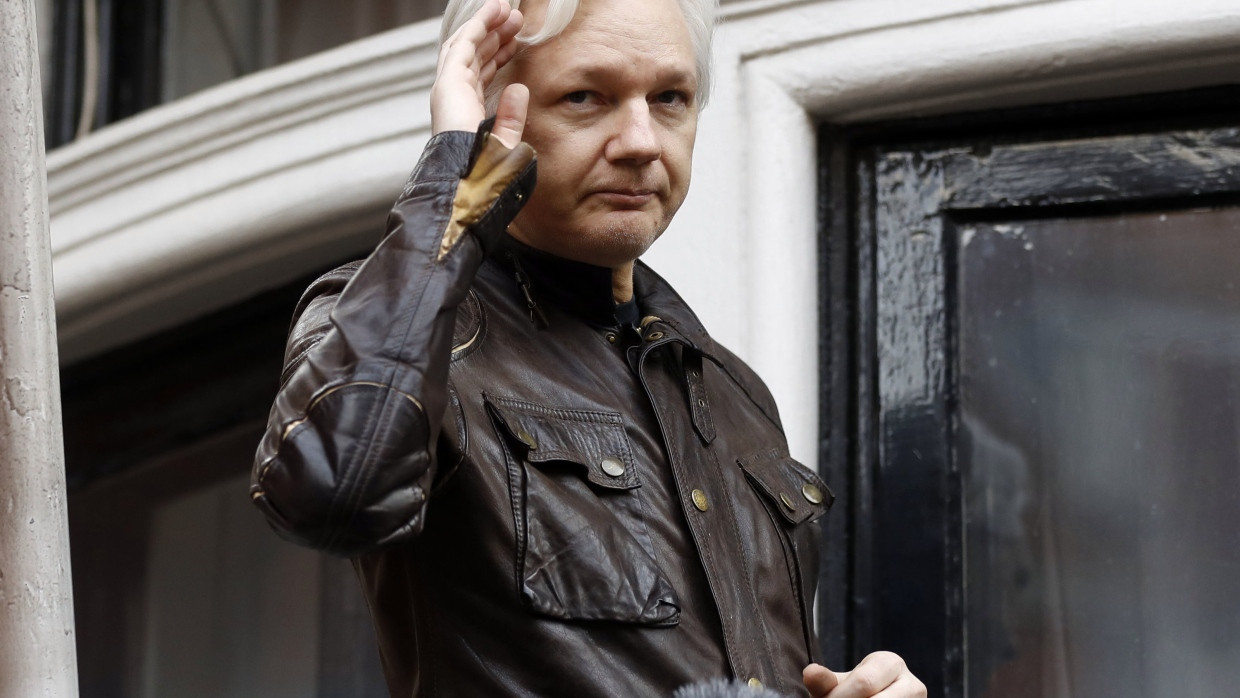 Julian Assange im Mai 2017 in London