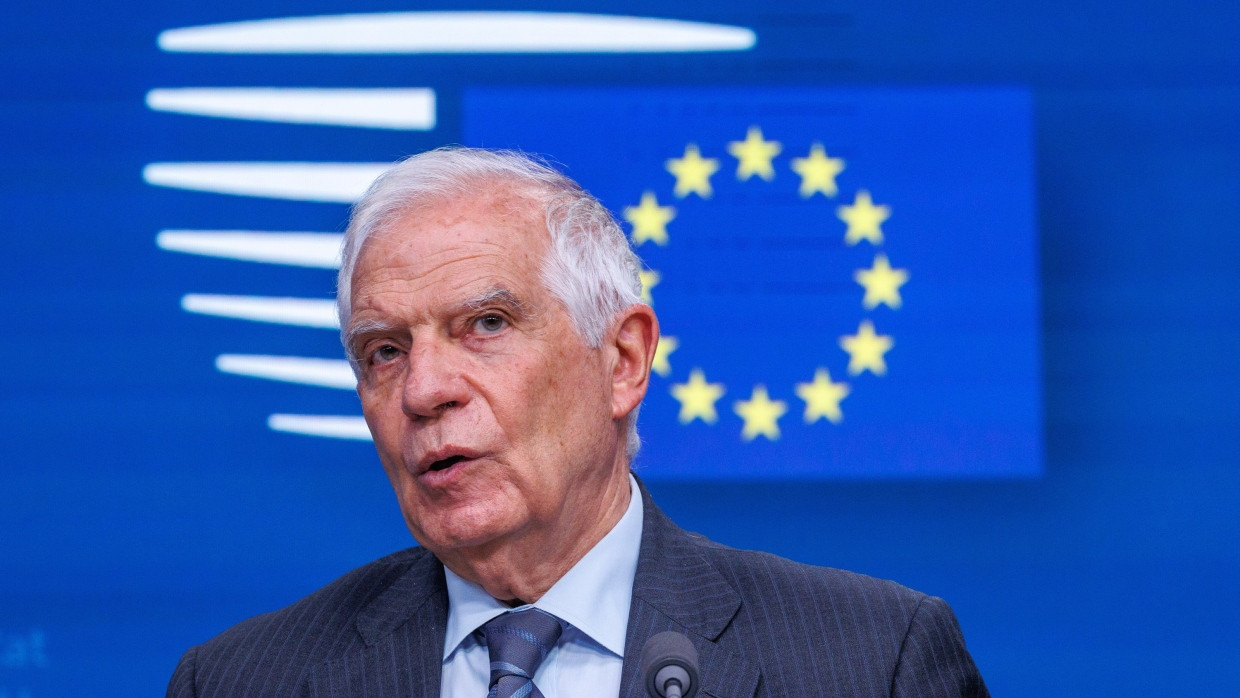 Der EU-Außenbeauftrage Josep Borrell in Brüssel