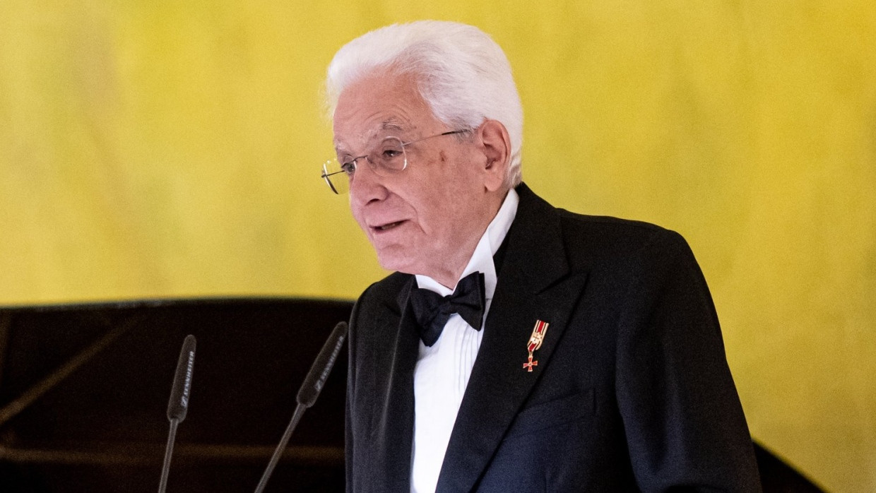 Sergio Mattarella am 27. September in Berlin