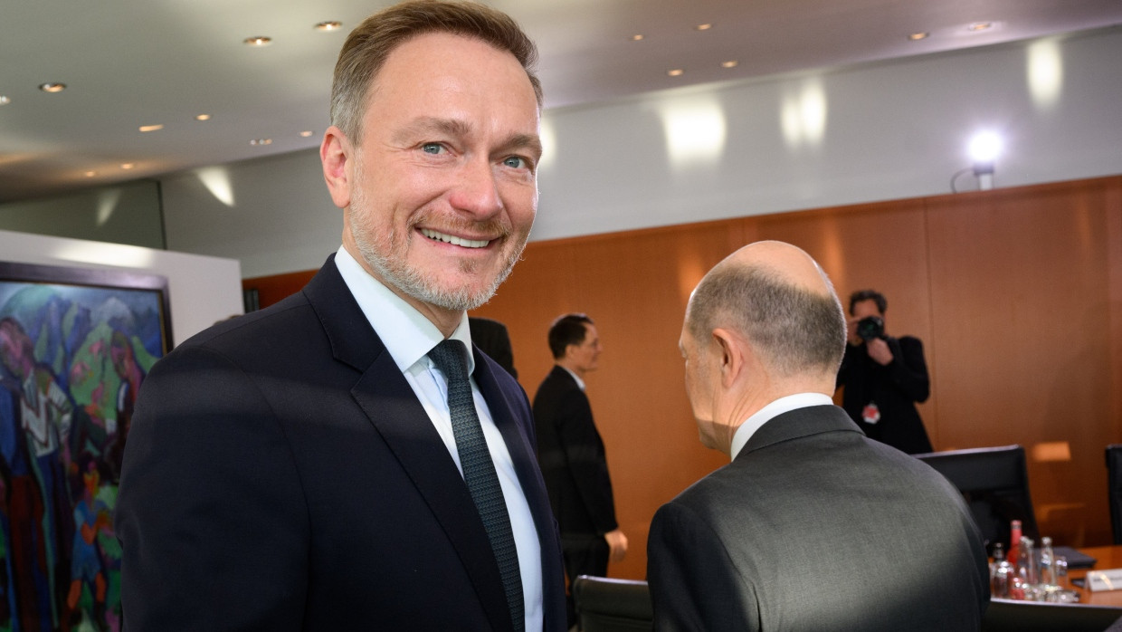 Noch bester Laune: Finanzminister Christian Lindner (FDP)