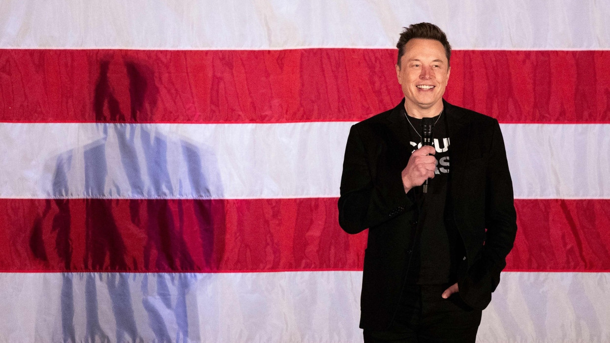 Elon Musk während eines America PAC Events im Oktober 2024 in Pennsylvania.