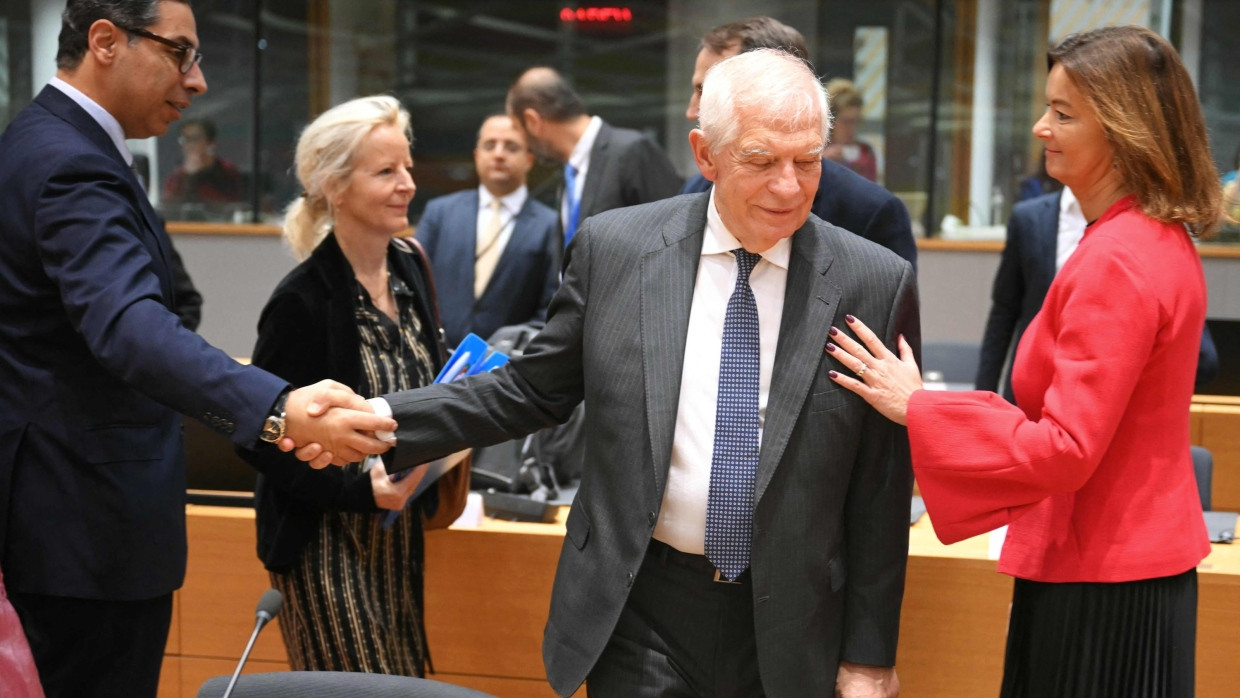 Der EU-Außenbeauftragte Josep Borrell bei dem Rat der Außenminister im November in Brüssel