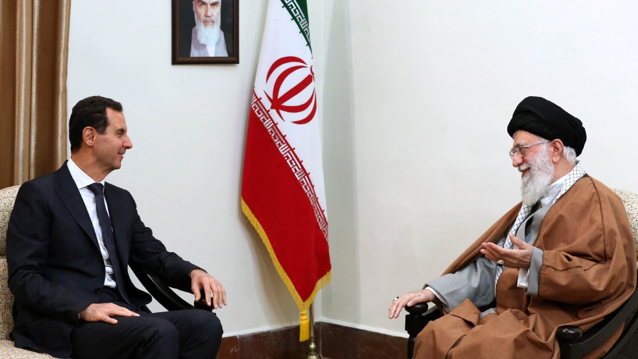 Zwei Vertraute: Ali Khamenei (rechts) und Baschar al-Assad, hier im Februar 2019 in Teheran