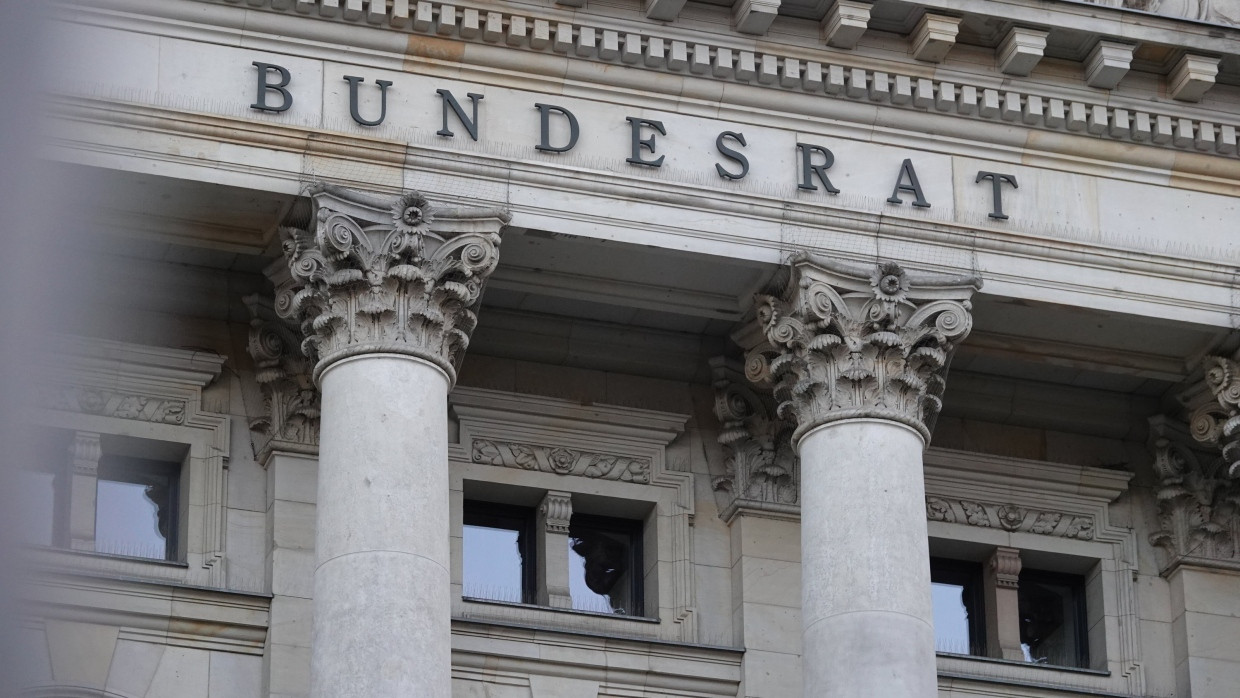 Ein Blick von außen auf das Bundesratsgebäude