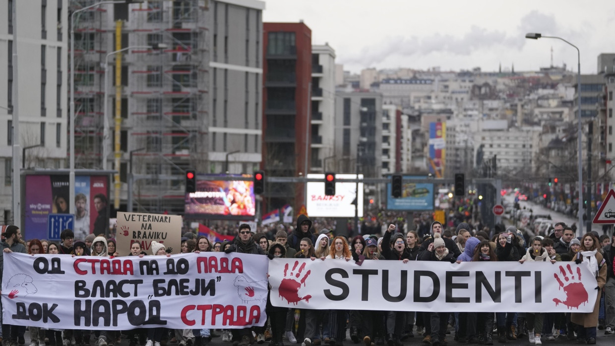 Studentenproteste in Serbien