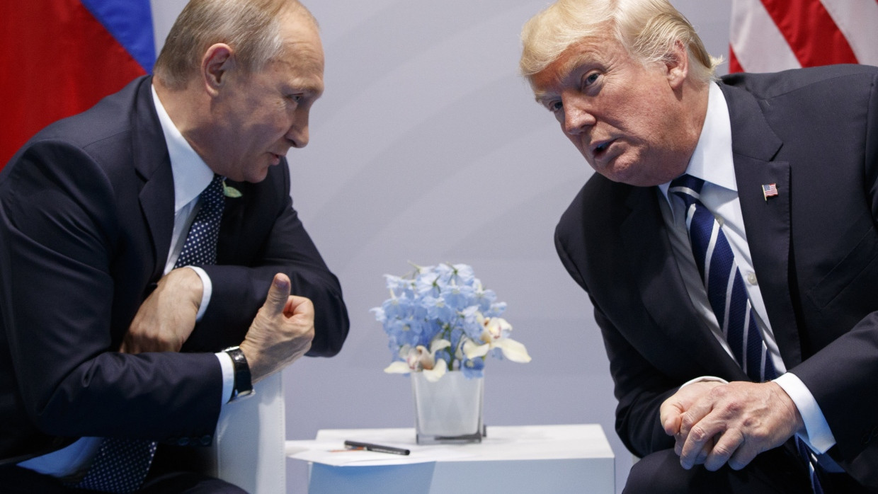 Sie sollen auch nach Trumps Präsidentschaft noch Kontakt gehabt haben: Wladimir Putin und Donald Trump.