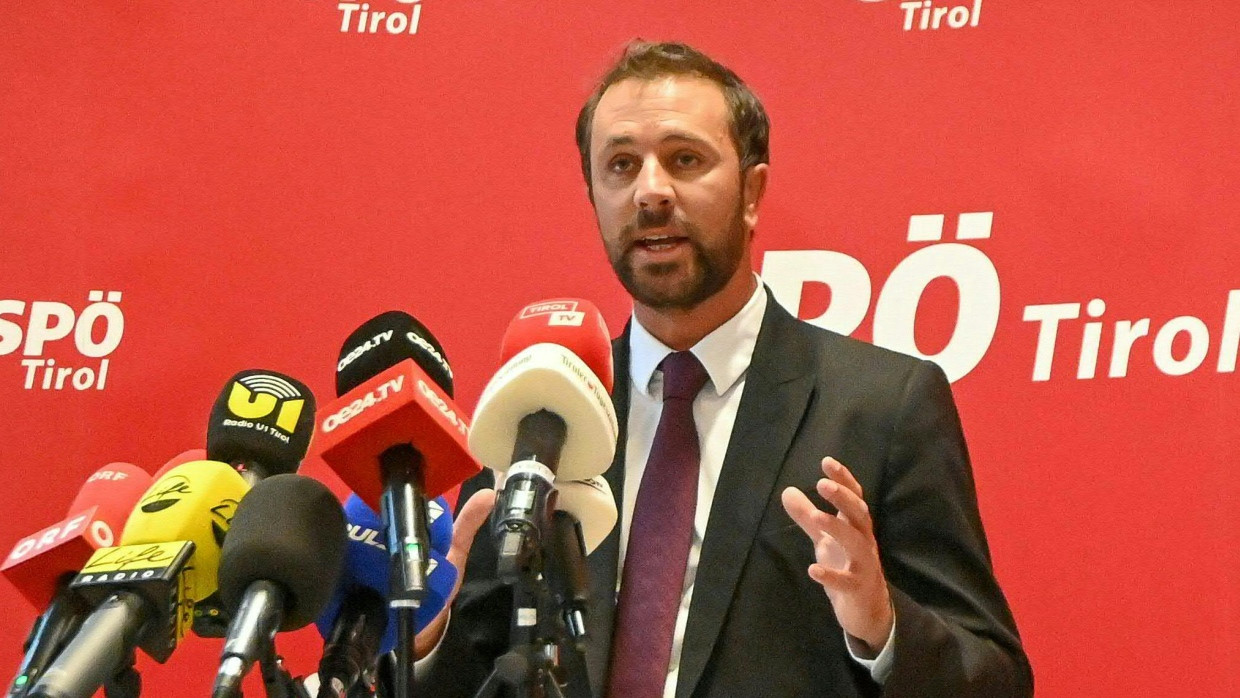 Georg Dornauer, der ehemalige Landeschef der Sozialdemokraten in Tirol