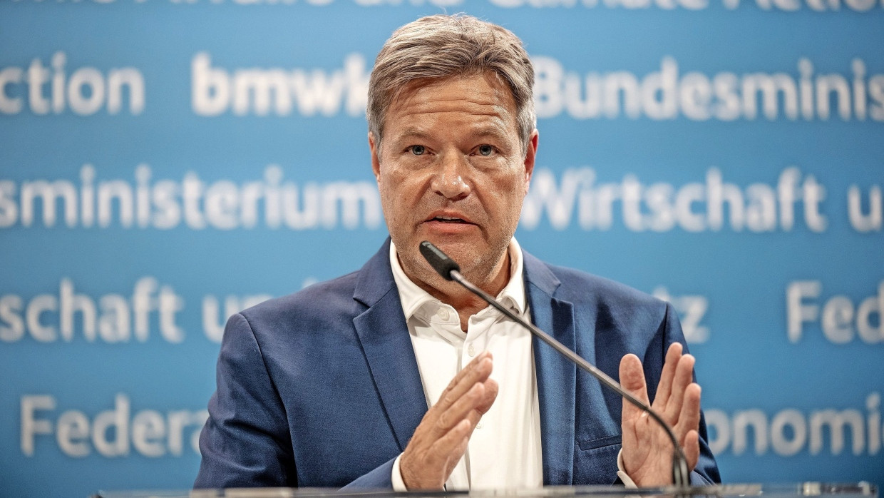 Wirtschaftsminister Robert Habeck am Montag in Berlin