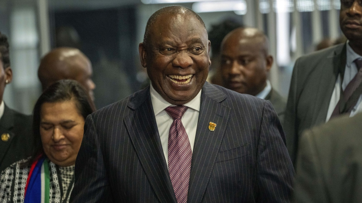 Cyril Ramaphosa im Juni in Johannesburg